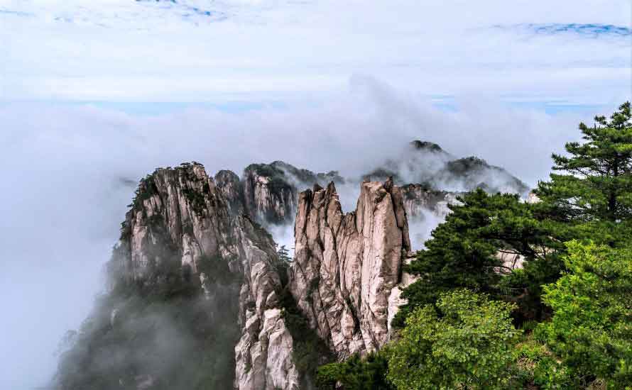 秀绝五岳之黄山