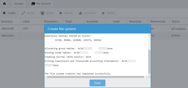 openmediavault-create-file-system