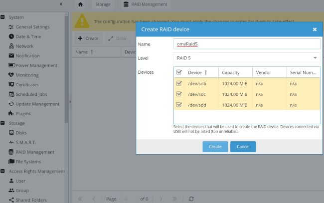openmediavault-create-raid