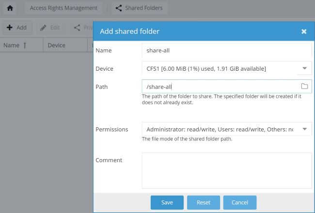 openmediavault-create-share-folder