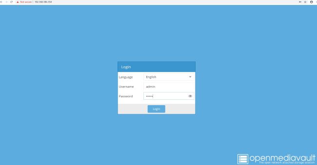 openmediavault-login