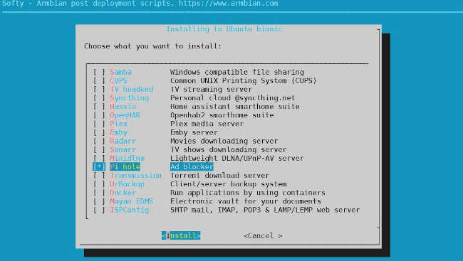 armbian-pi-hole