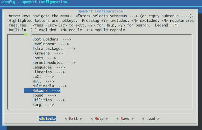 openwrt-compile-config