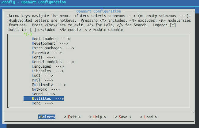 openwrt-compile-config